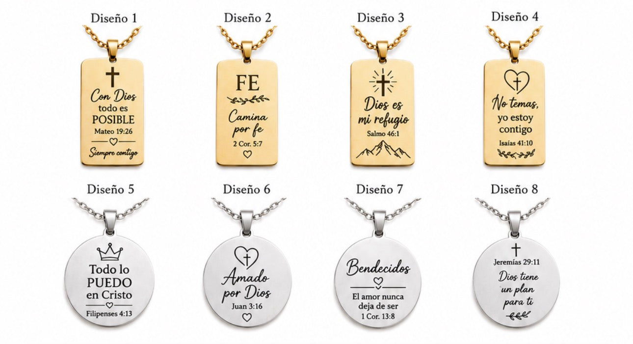 Colgante personalizado✝️